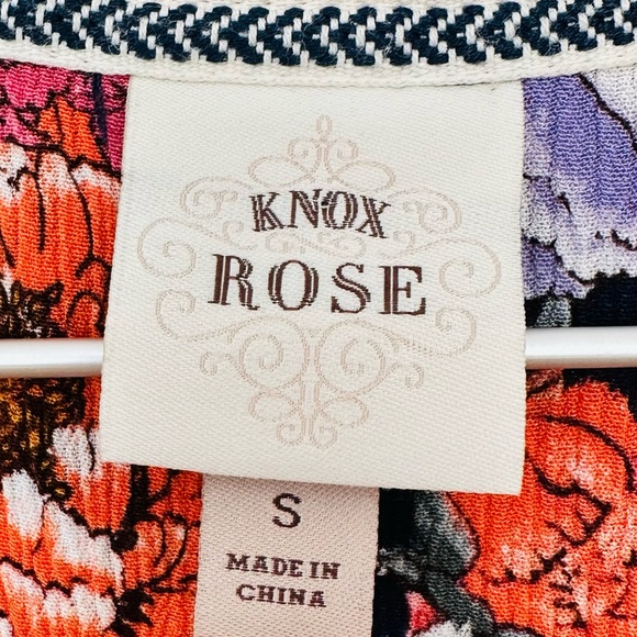 Knox Rose Dress Beautiful Floral Midi Button Front  Boho - Picture 8 of 9